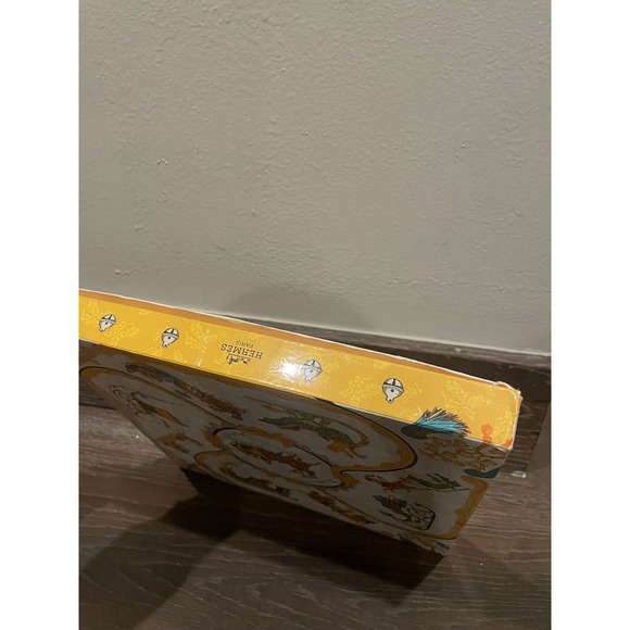 HERMES Paris "Vue du Carosse de la Galere la Reale" Silk Red Blue White Scarf - Picture 4 of 16